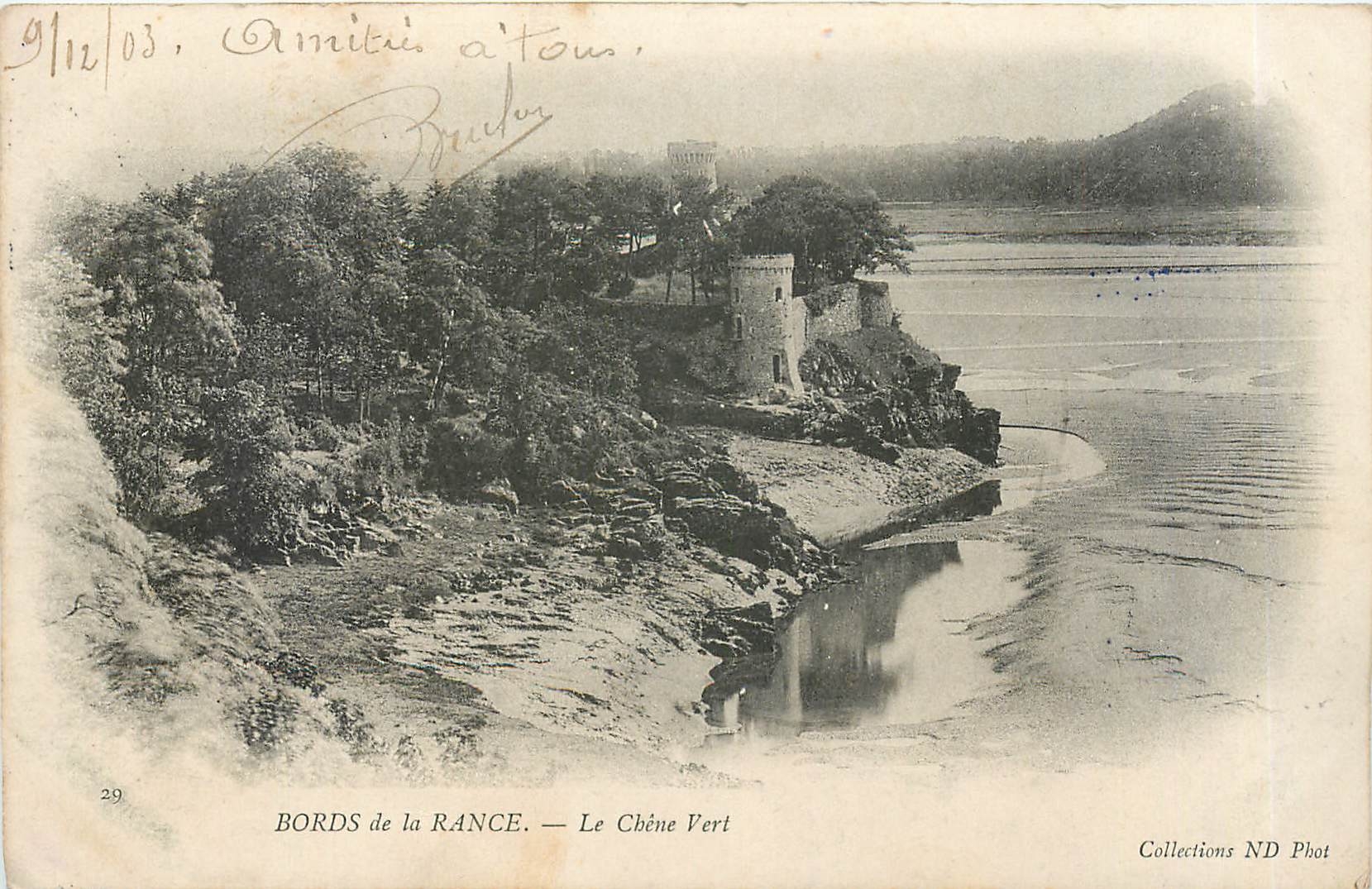 CPA Bords de la Rance le chene vert