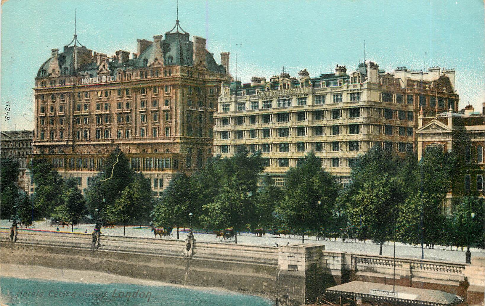 CPA London Hotels Cecil & Savoy
