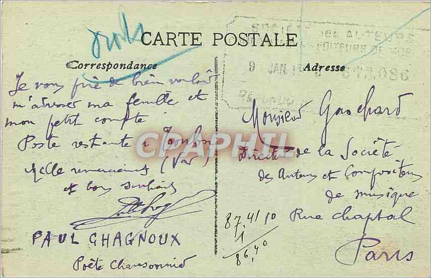 Aix en Provence — Le Viaduc sur l'Arc — Éditeur : Société des Éditeurs de l'Est — Verso