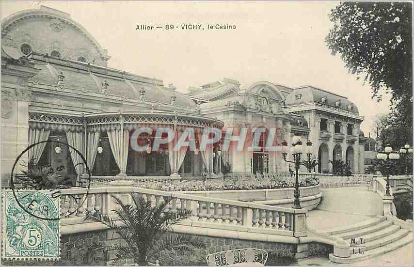 CPA Allier 89 Vichy le casino