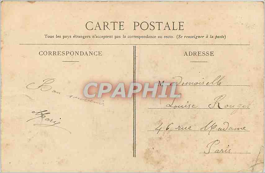 CPAChateau de Blois Aile de frncois 1er fcade exterieur — Rückseite
