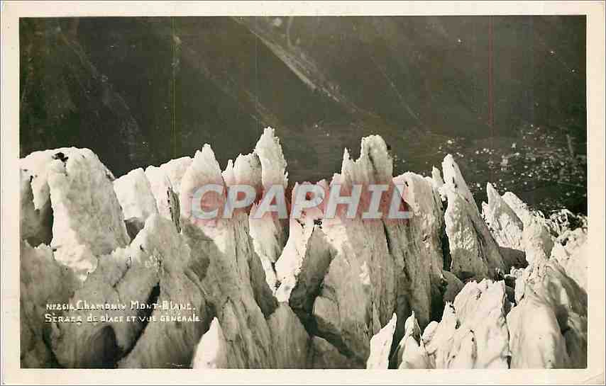 CPA Chamonix mont blanc vue generale