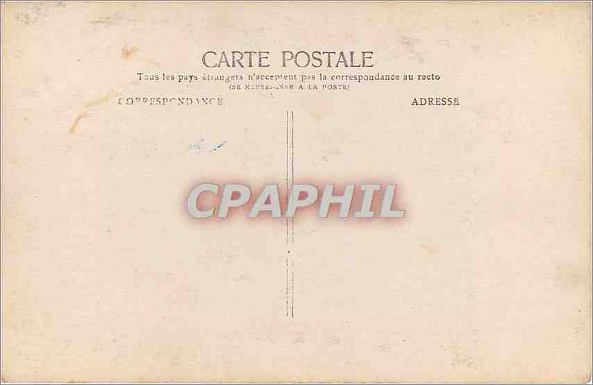 CPA Tabour et bouquetiere Enfants — Rückseite