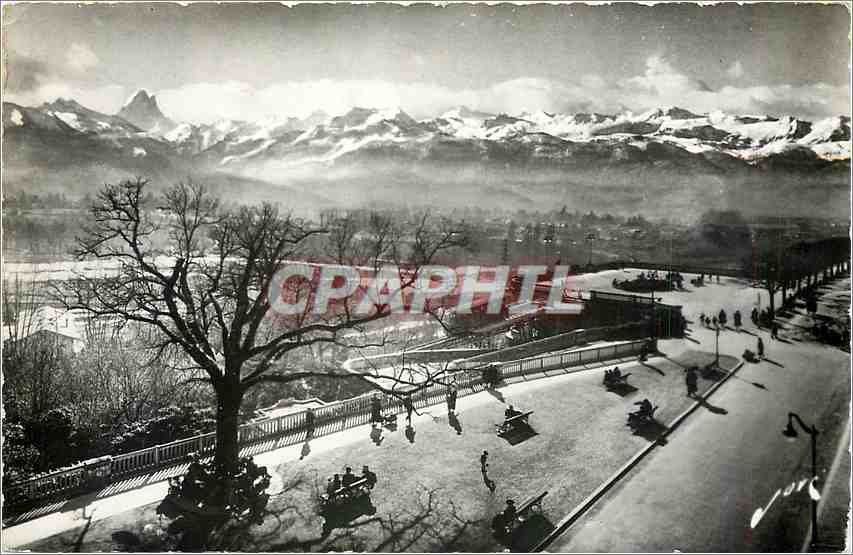 CPM Pau BP La chaine des Pyrenees et le Pic de Midi d'Ossau