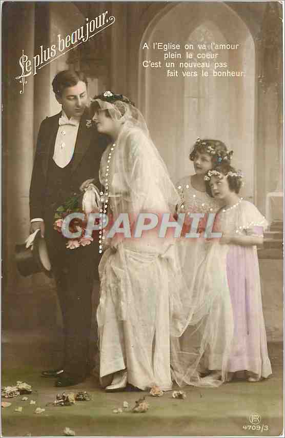 Mariage dans une église — éditeur Le plus beau jour, n° 4709/3