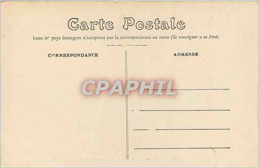 CPA Bourges Portail central la resurection et le jugement dernier cote des Elus — Rückseite