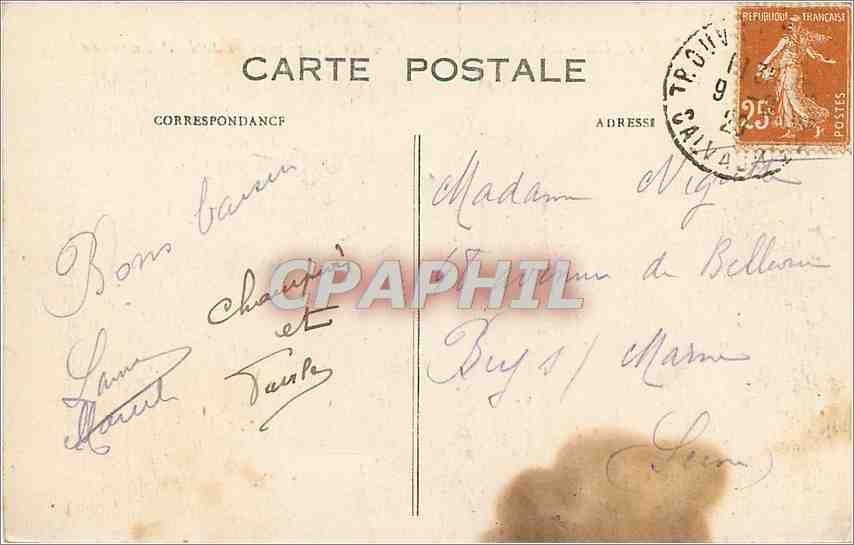TROUVILLE - La Reine des Plages — La Plage vers la Jetée-Promenade — G. F., Le Havre — Verso