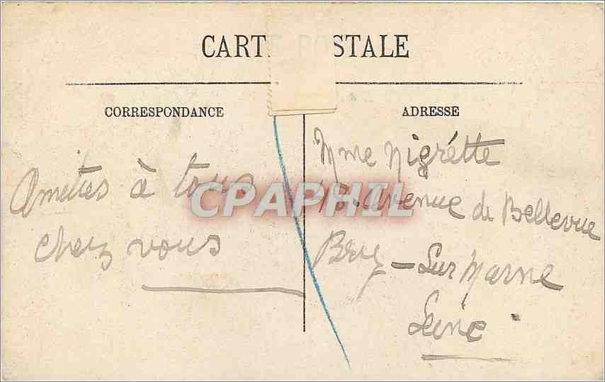 CPA Marseille pnorama vu a vol d'oiseau LL — Rückseite
