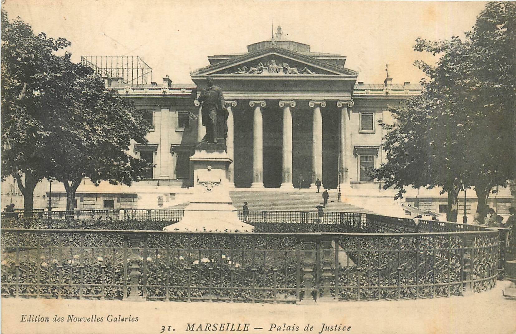 CPA Marseille palais de justice