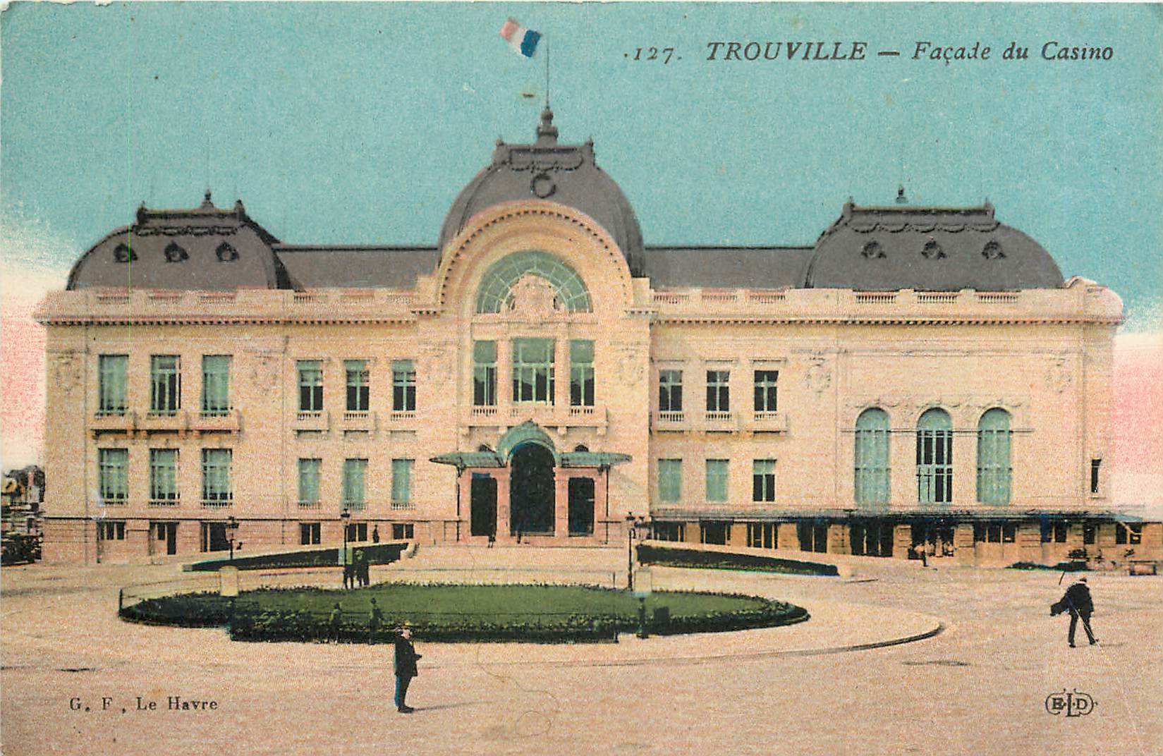 CPA Trouville fcade du casino