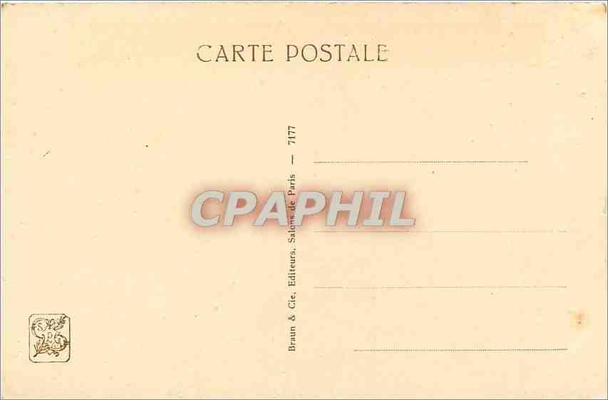 CPA Sainte famille Cabane — Verso