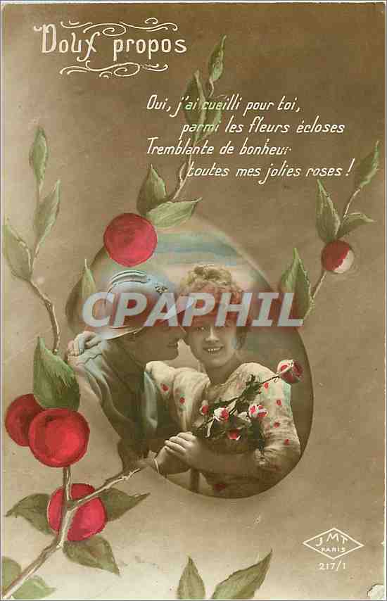 CPA Femme Militaria