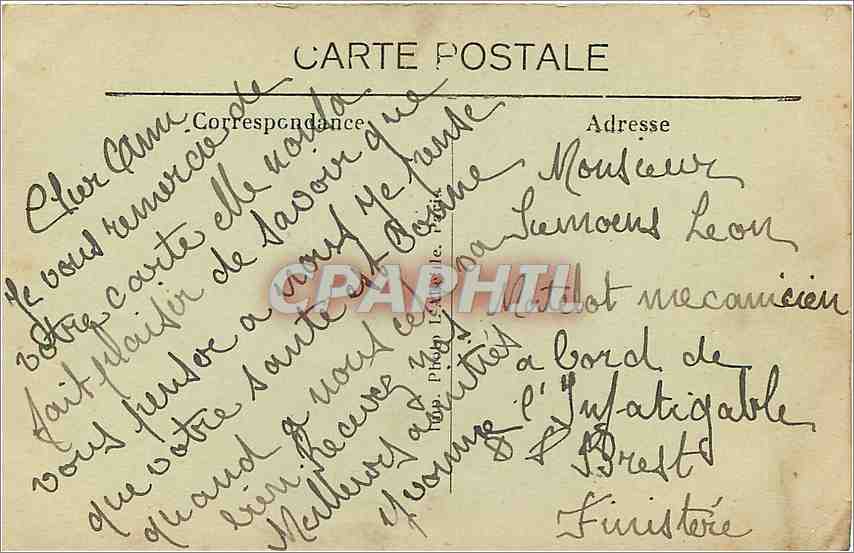 CPA Sevres la manufacture Nationale — Rückseite