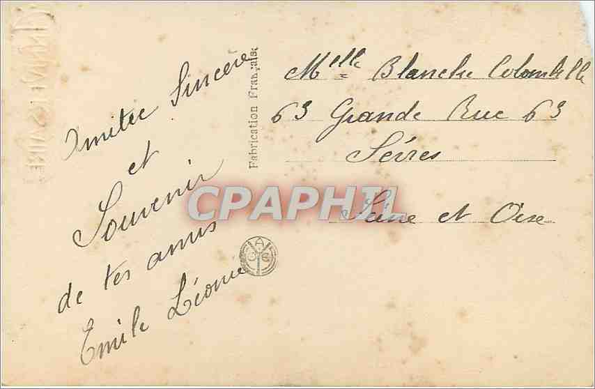 CPA Anniversaire — Rückseite