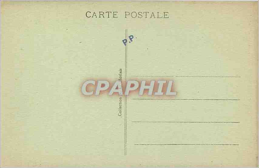 CPA St Thegonnec Finistere l'Arc de triomphe — Rückseite