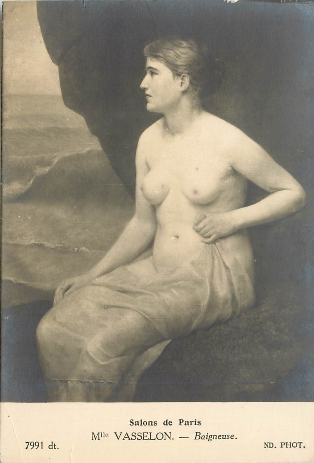 CPA Salon de Paris Melle Vsselon baigneuse