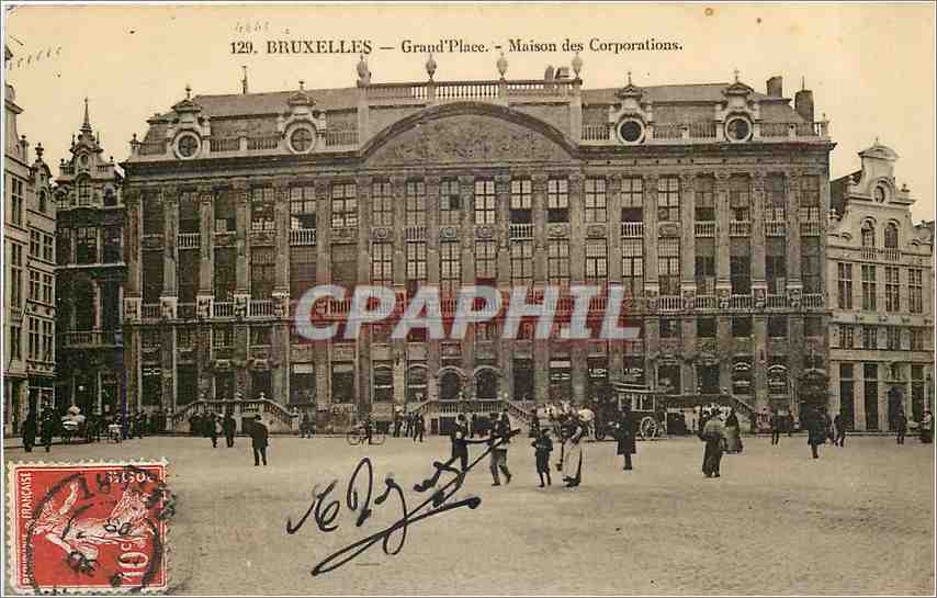 CPA Bruxelles grand Place maison des corporations