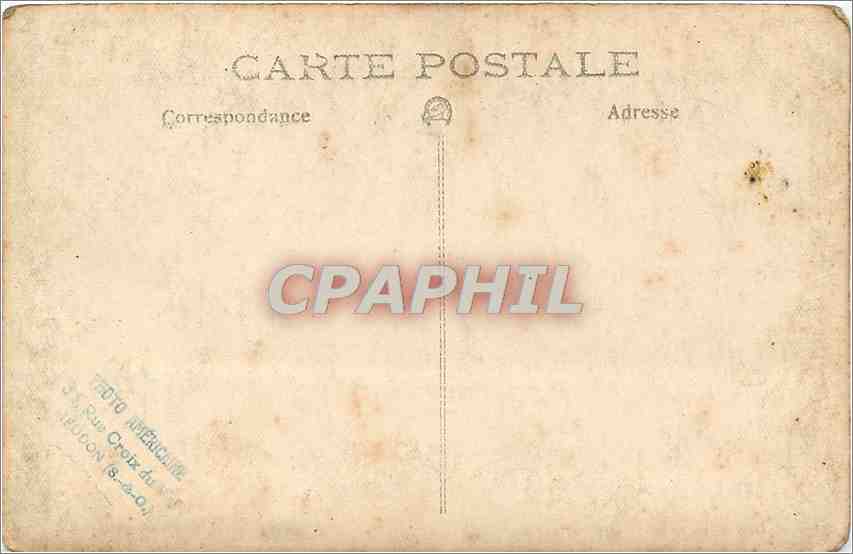 CARTE PHOTO Femmes — Rückseite
