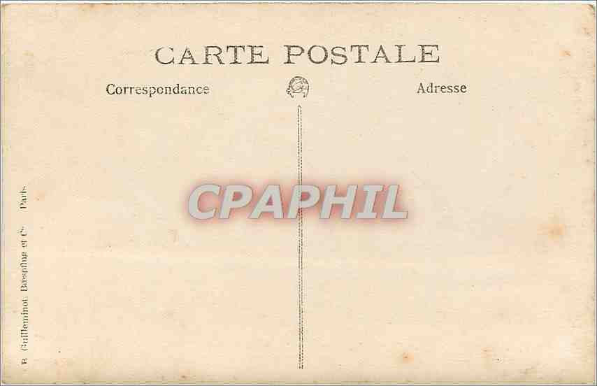CARTE PHOTO Femme — Rückseite