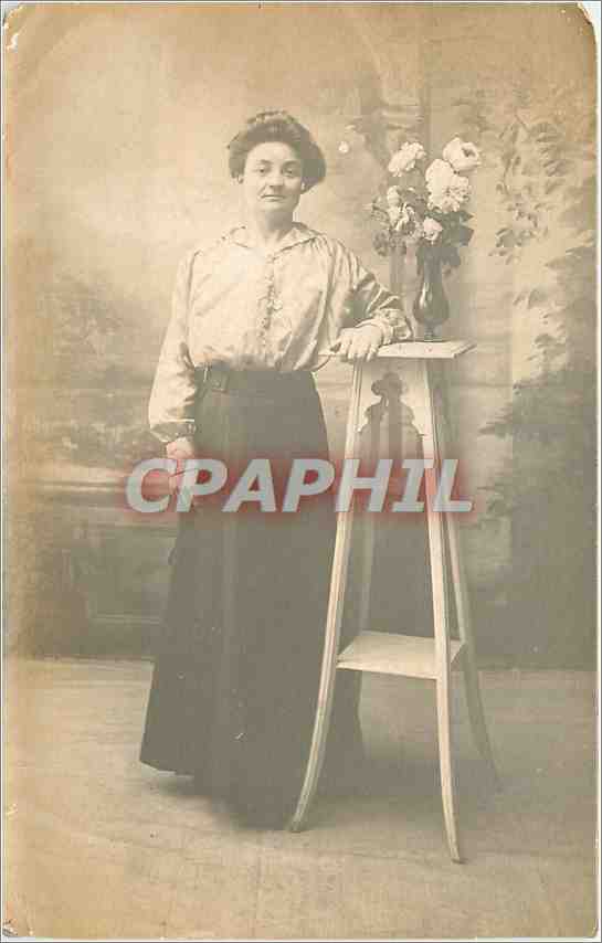 CARTE PHOTO Femme