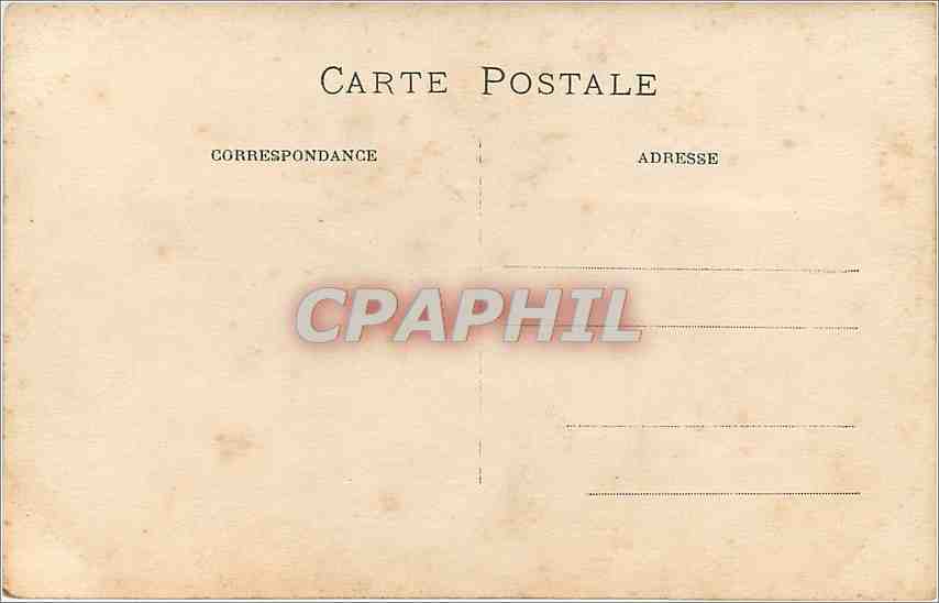 CARTE PHOTO Femme Chien — Rückseite