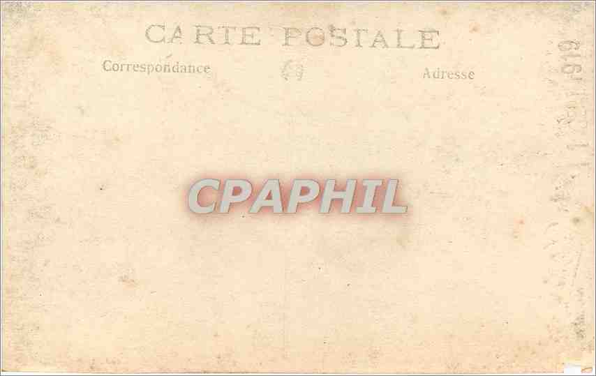 CARTE PHOTO Femme Meudon — Verso