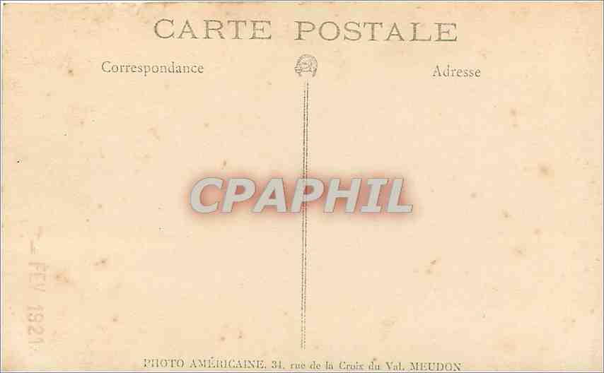CARTE PHOTO Enfants Poupee — Verso