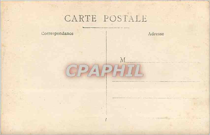CARTE PHOTO Ferme Vaches — Verso
