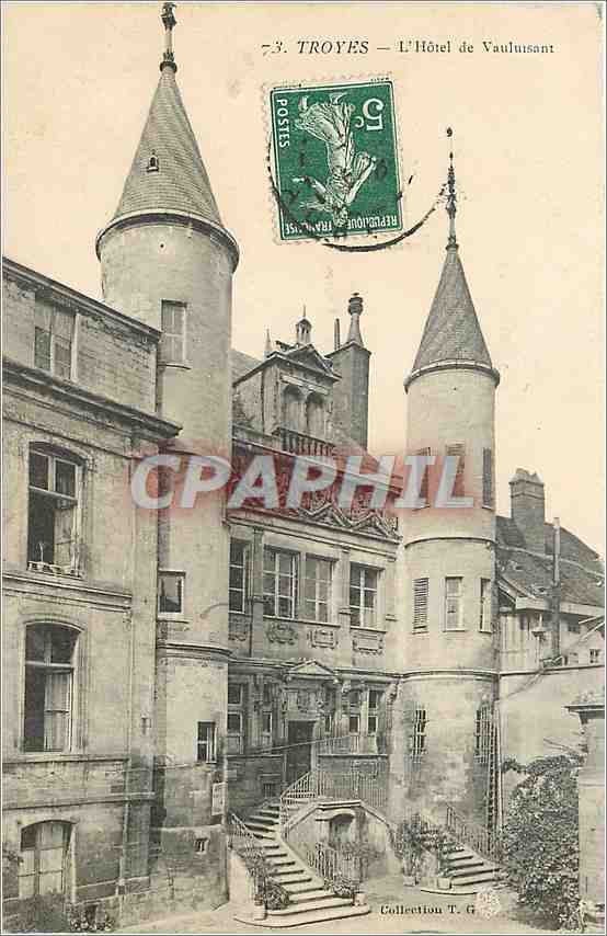 CPA Troyes  l'Hotel de Vauluisant