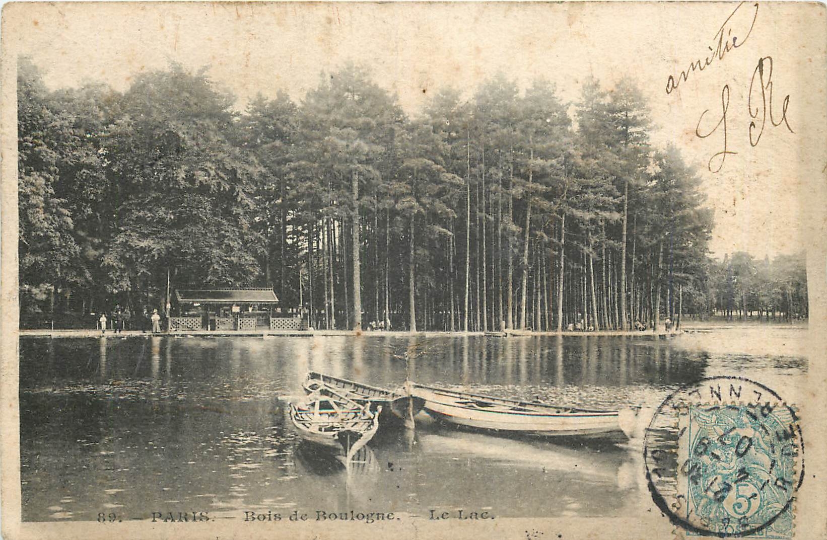CPA Paris Bois de Boulogne le Lac
