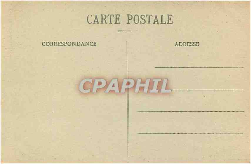 CPA EU le college et la statue de Michel Anguier — Rückseite