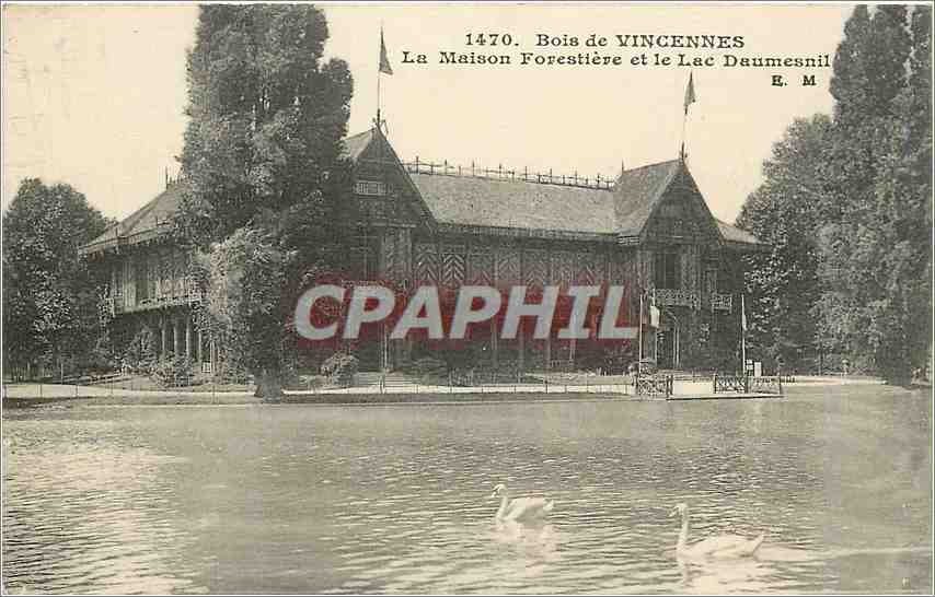CPA Bois de Vincenne FORESTIERE ET LE LAC daumesnil