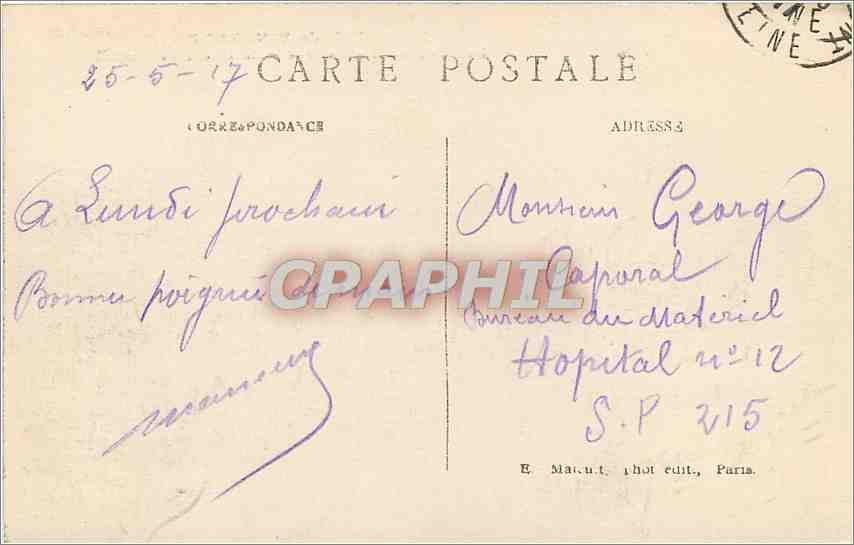 CPA Bois de Vincenne FORESTIERE ET LE LAC daumesnil — Rückseite