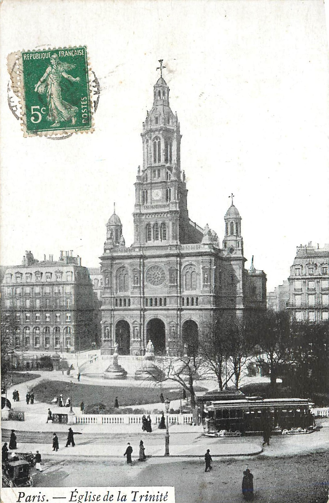 CPA Paris Eglise de la trinite