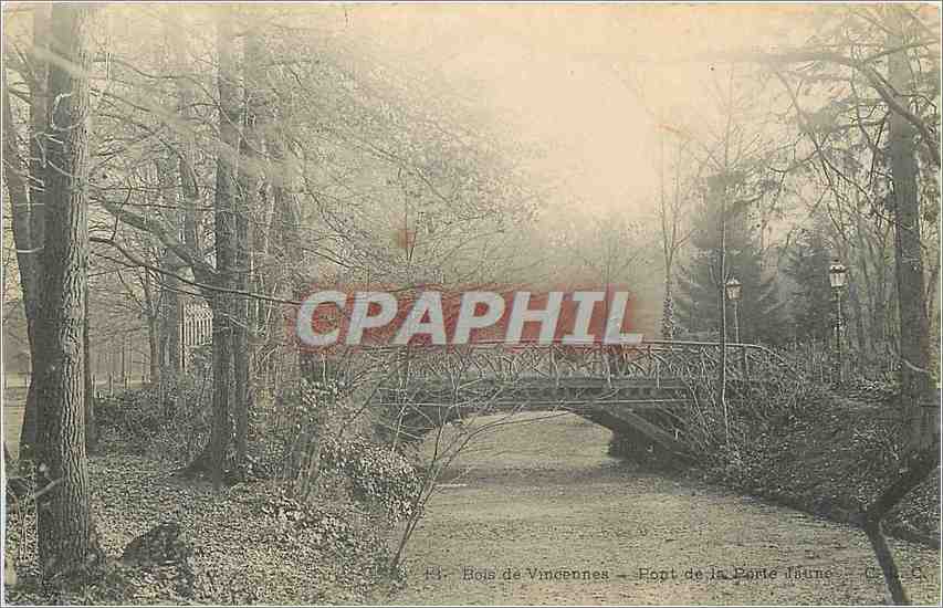 CPA Bois de Vincennes Port de la porte jaune