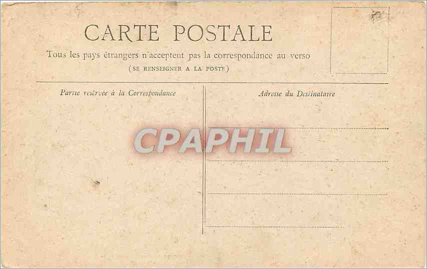 CPA Paris place de la republique — Rückseite