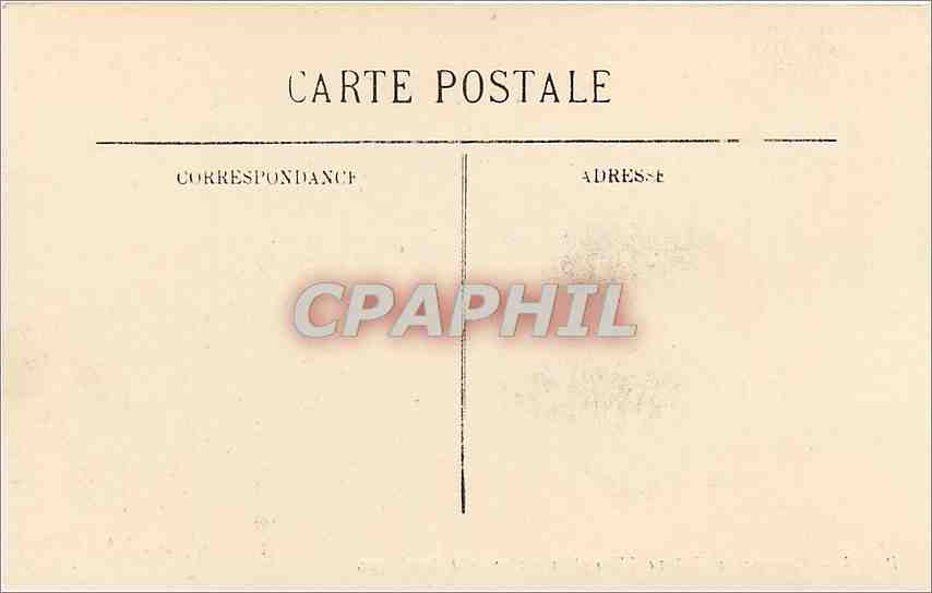 CPA Paris caserne du chateau d'Eau et la Statue de la republique — Rückseite