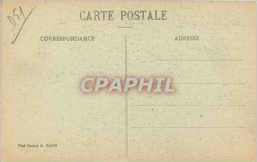 Reims — Kathedrale in Brand durch die Deutschen, 19. September 1914 — Sammlung G. Dubois, Reims — Rückseite
