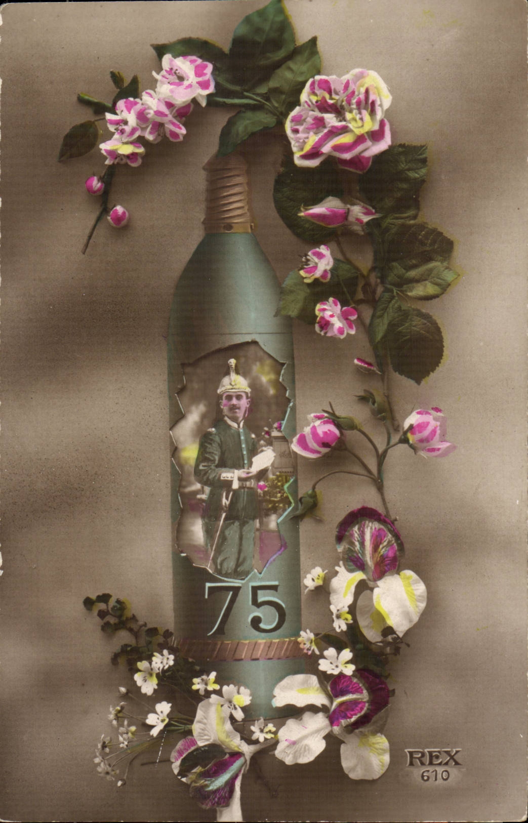 CPA Caon 75 Patriotique Militaria