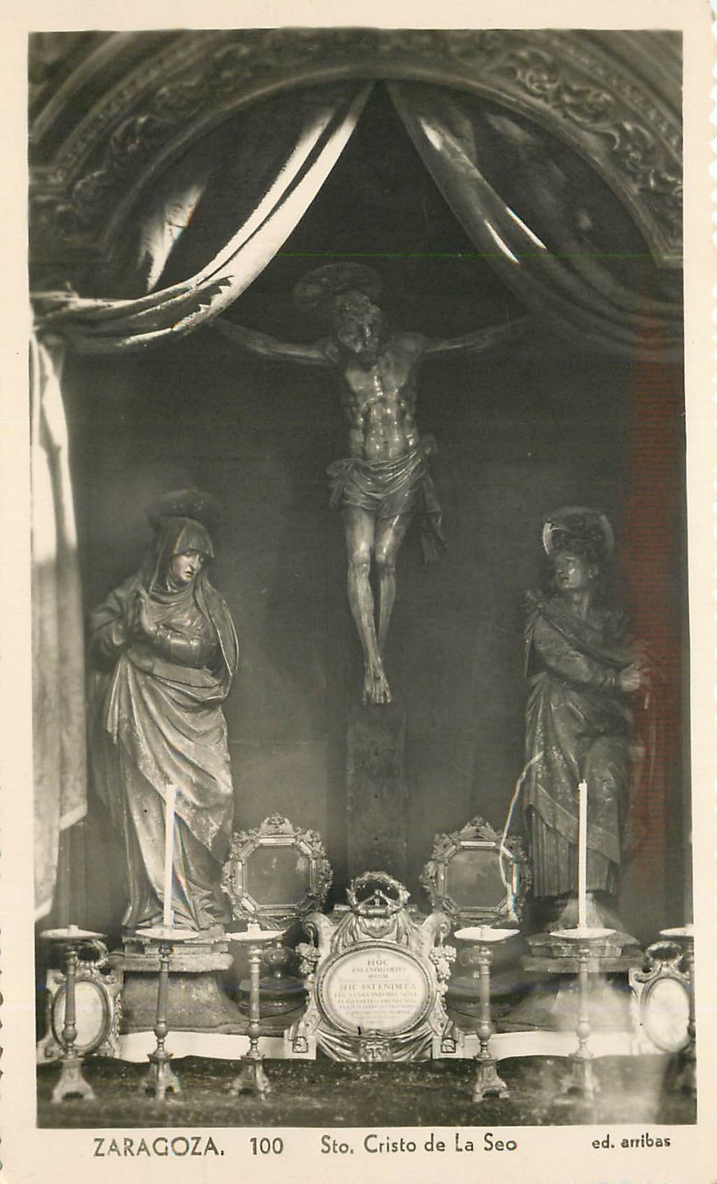 CPA Zaragoza Sto Cristo de la Seo 