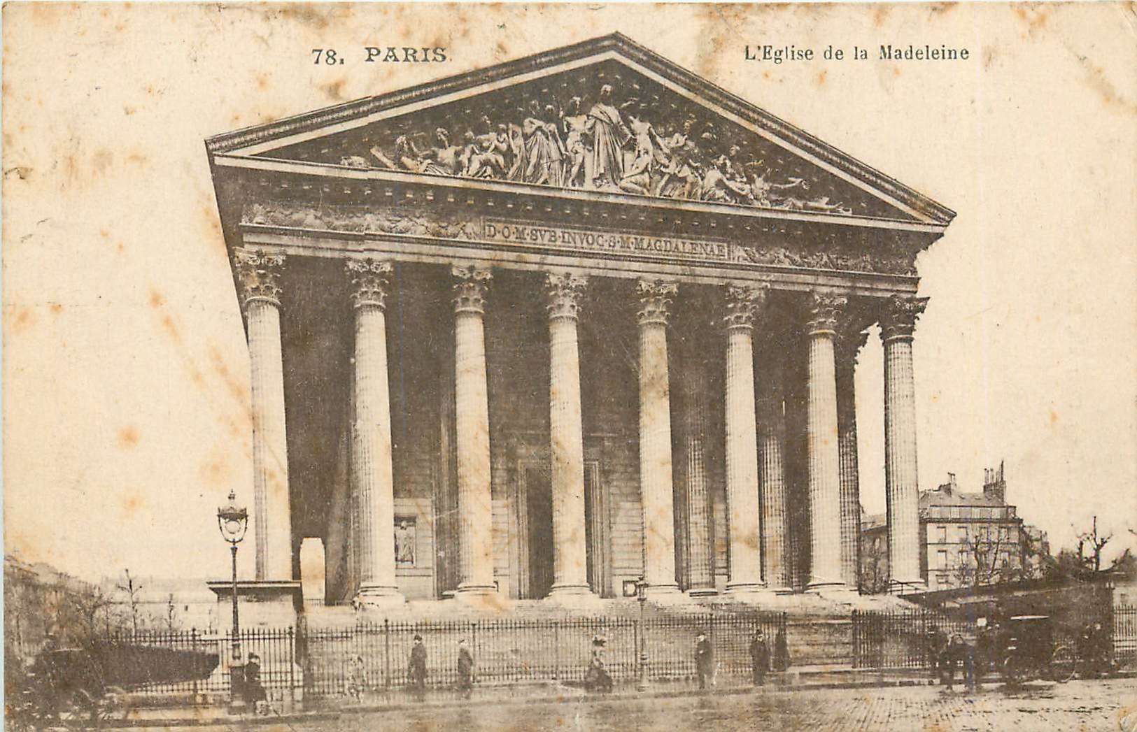CPA Paris L'Eglise de la Madeleine 