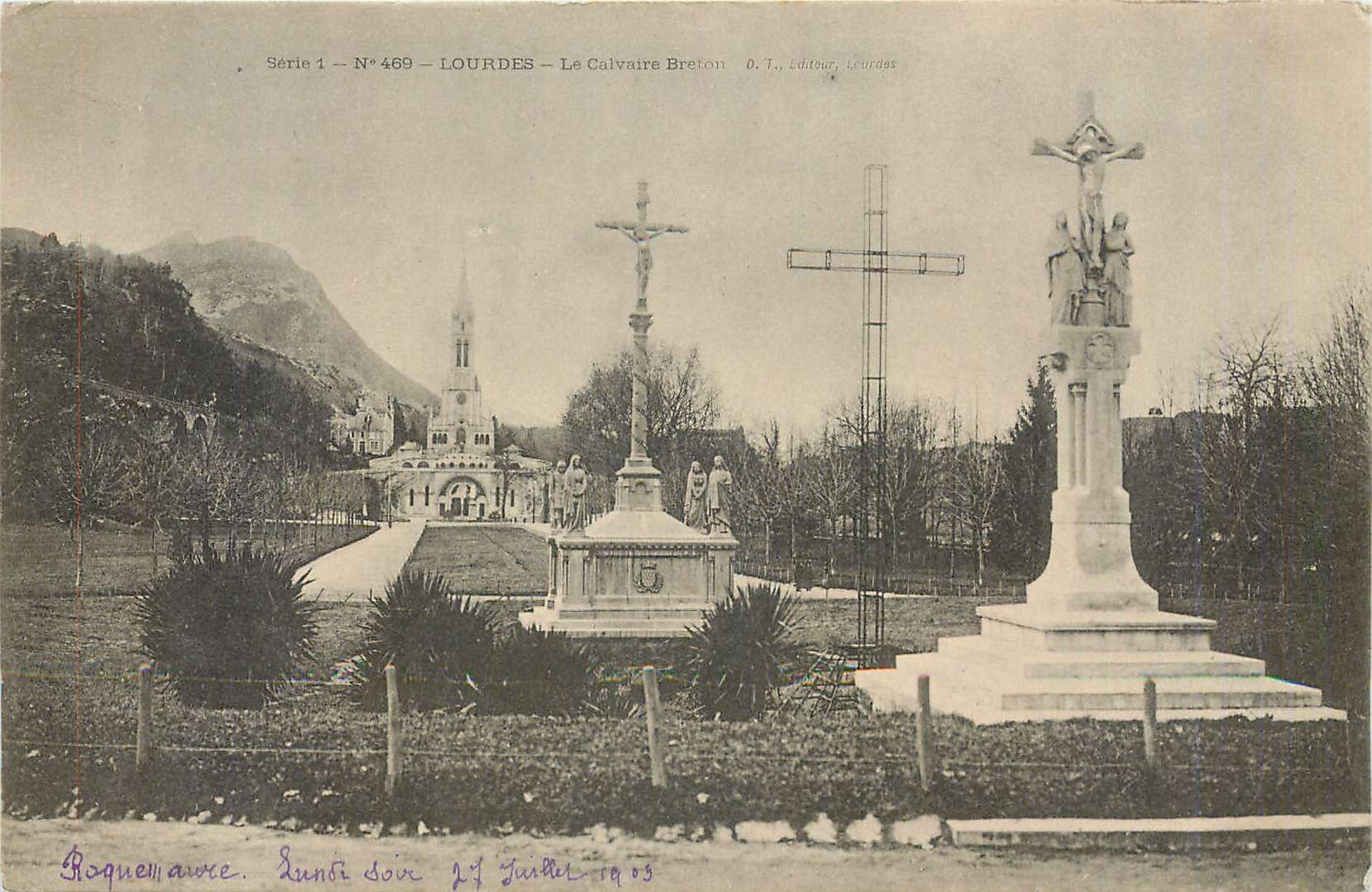 CPA Lourdes Le Calvaire Brotow 