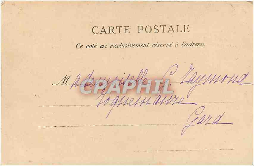 CPA Lourdes Le Calvaire Brotow  — Verso