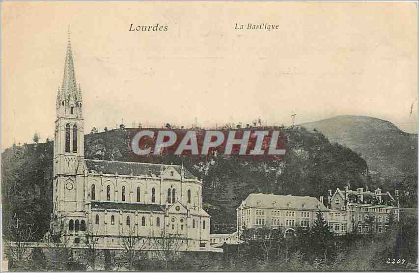 CPA Lourdes La Basilique 