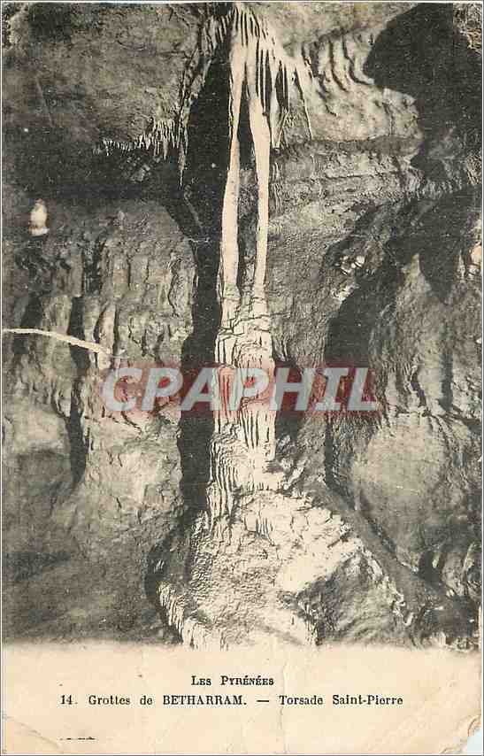 CPA Grottes de Betharram Torsade Saint Pierre 