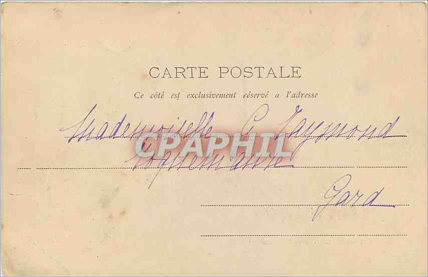 CPA Lourdes La Grotte Miraculeuse  — Verso