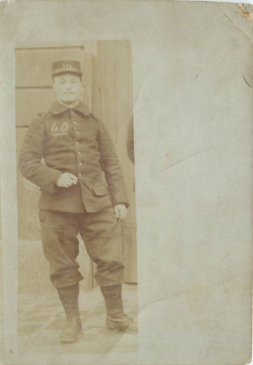CARTE PHOTO Homme Soldat Militaria