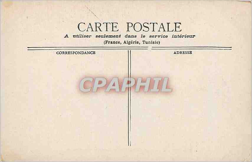 CPA Paris Le Palais de Justice La Ste Chapelle  — Rückseite