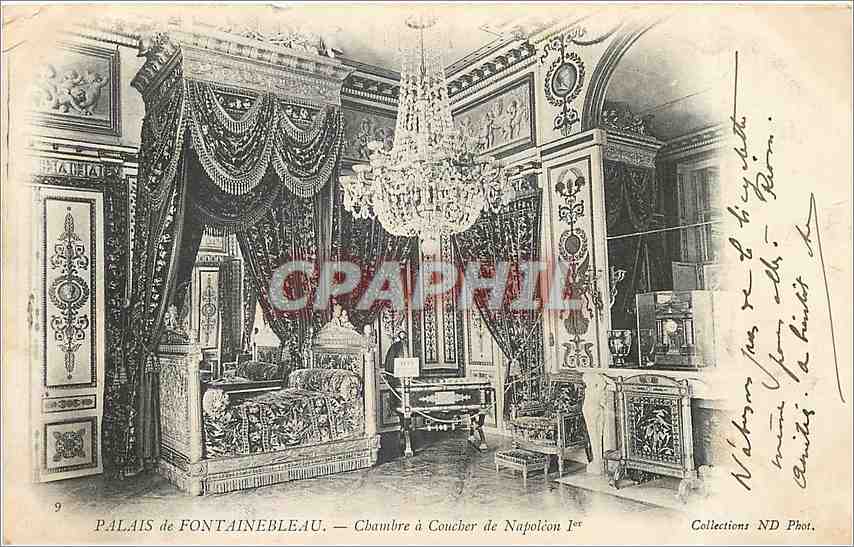 Palacio de Fontainebleau — Habitación de Napoleón I — Colecciones ND Fot. n°9