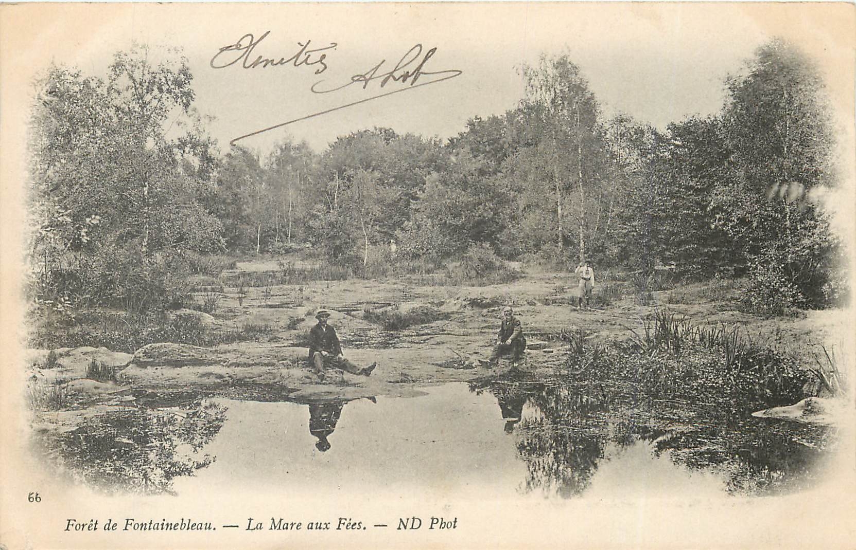 Woud van Fontainebleau — La Mare aux Fées — ND Fot